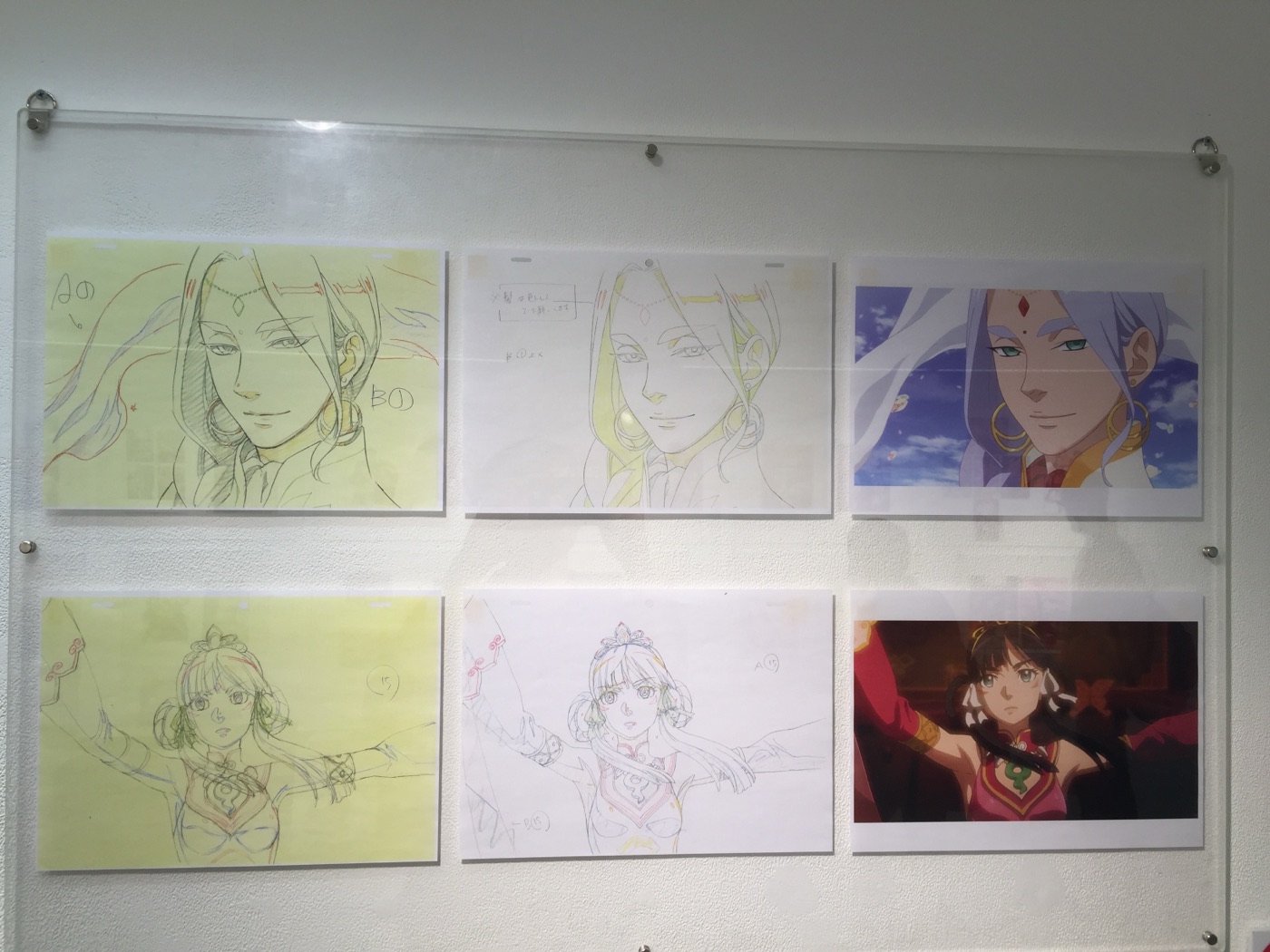 Spirit of Justice character sketches and finished art