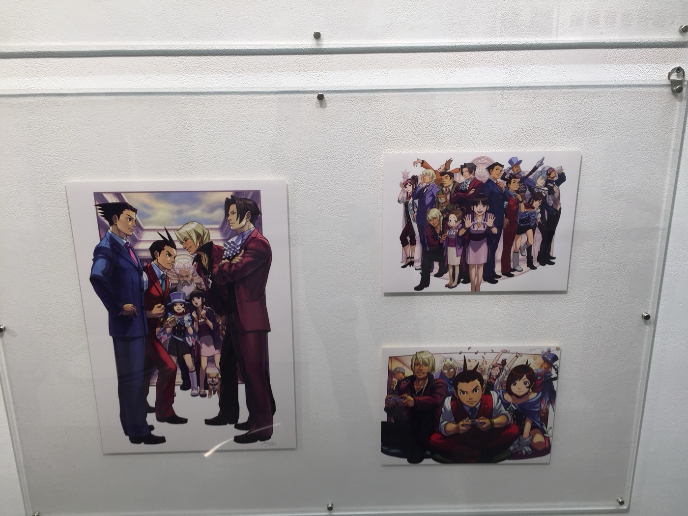 Art from the first four games in the series